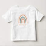 Modern Boho Rainbow Pastel Fiesta 1st Birthday Toddler T-Shirt<br><div class="desc">Modern Boho Rainbow Pastel Fiesta 1st Birthday Toddler T-shirt</div>