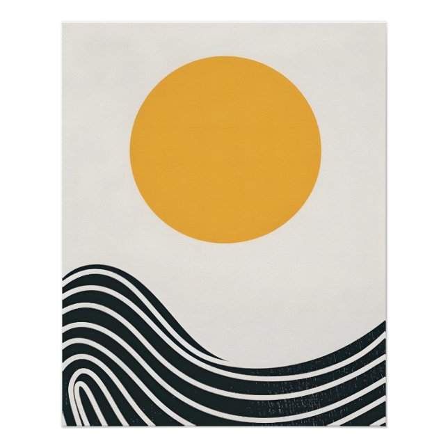 Modern Boho Scandinavian Design Poster (Front)