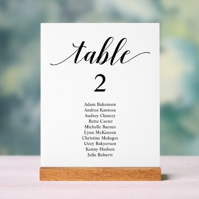 Modern Boho Wedding Dinner Place Setting Chart (Neutral)