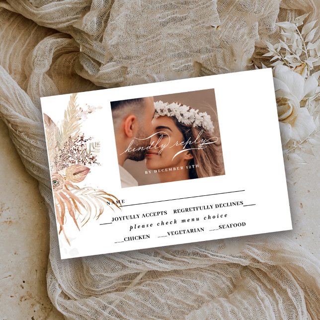 Modern Boho Whimsical Calligraphy Enclosure Card (Creator Uploaded)