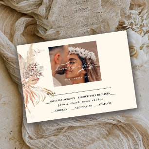 Modern Boho Whimsical Calligraphy Enclosure Card