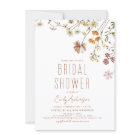 Modern Boho Wildflower Bridal Shower Elegant