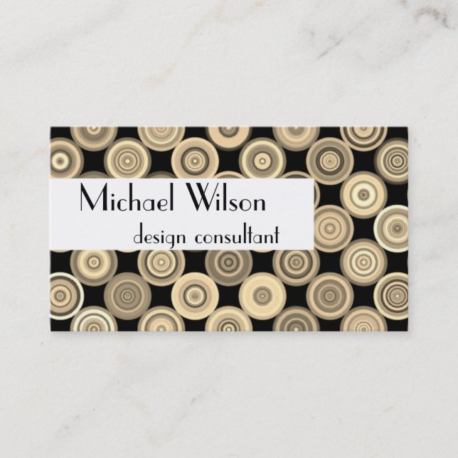 modern bold business cards template (Front)