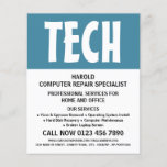 Modern Bold Computer Repair Specialist Advertising Flyer<br><div class="desc">Modern Bold,  Computer Repair Specialist Advertising Flyers By The Business Card Store.</div>