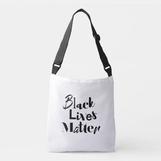 Modern, bold, different design Black Lives Matter Crossbody Bag (Front)