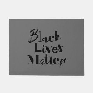 Modern, bold, different design Black Lives Matter Doormat