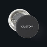 Modern Bold Editable Name, Business or Brand Etc. 3 Cm Round Badge<br><div class="desc">Bold & modern customisable text template,  edit as you like.</div>