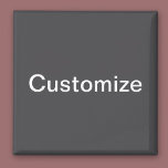 Modern Bold Editable Name, Business or Brand Etc. Magnet<br><div class="desc">Bold & modern customisable text template,  edit as you like.</div>