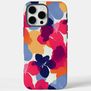Modern Bold Floral Pattern iPhone 16 Pro Max Case