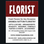 Modern Bold, Floristry Advertising Flyer<br><div class="desc">Modern Bold,  Floristry Advertising Flyer by The Business Card Store.</div>