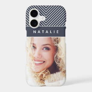 Modern, bold, graphic geometric stripe personalise