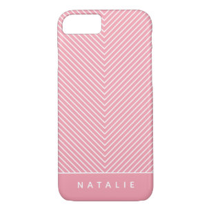 Modern, bold, graphic geometric stripe personalise Case-Mate iPhone case