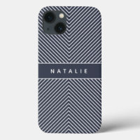 Modern bold, graphic geometric stripe personalised
