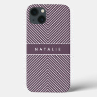 Modern bold, graphic geometric stripe personalised