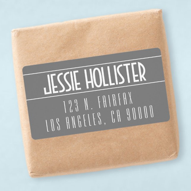 Modern Bold Grey & White (Creator Uploaded)