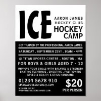 Modern Bold, Hockey Camp Advertising