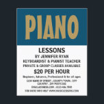 Modern Bold, Keyboard, Piano Lessons Flyer<br><div class="desc">Modern Bold,  Keyboard,  Piano Lessons Advertising Flyers By The Business Card Store.</div>