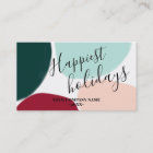 Modern bold merry bright Christmas corporate wish