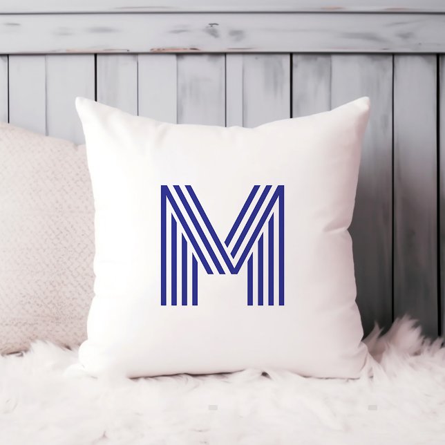 Modern Bold Monogram | Any Colour Cushion (Creator Uploaded)