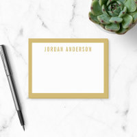 Modern Bold Name with Editable Border Colour