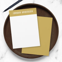 Modern Bold Name with Editable Header Colour