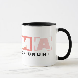 Modern BOLD Pastel MAMA MOM BRUH Mug