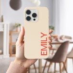 Modern Bold Personalised iPhone 13 Case<br><div class="desc">Modern Bold Personalised iPhone 13 Case. Custom iPhone Case with name.</div>