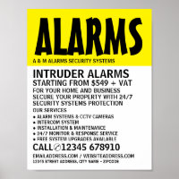 Modern Bold, Security Alarm Service Advertising