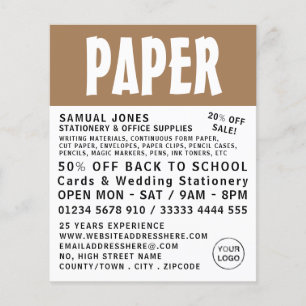 Modern Bold, Stationery & Office Supplies Flyer