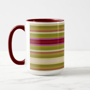 Modern Bold Stripes Mug