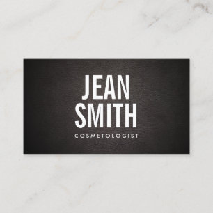 Modern Bold Text Cosmetologist Business Card