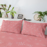 Modern Bold Think Pink Typography Pattern