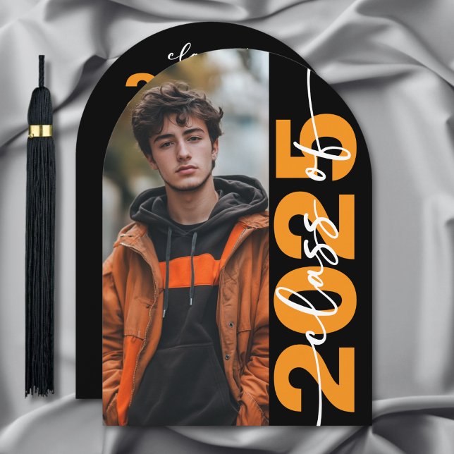 Modern Bold Typography Arch Grad Announcement (Creator Uploaded)