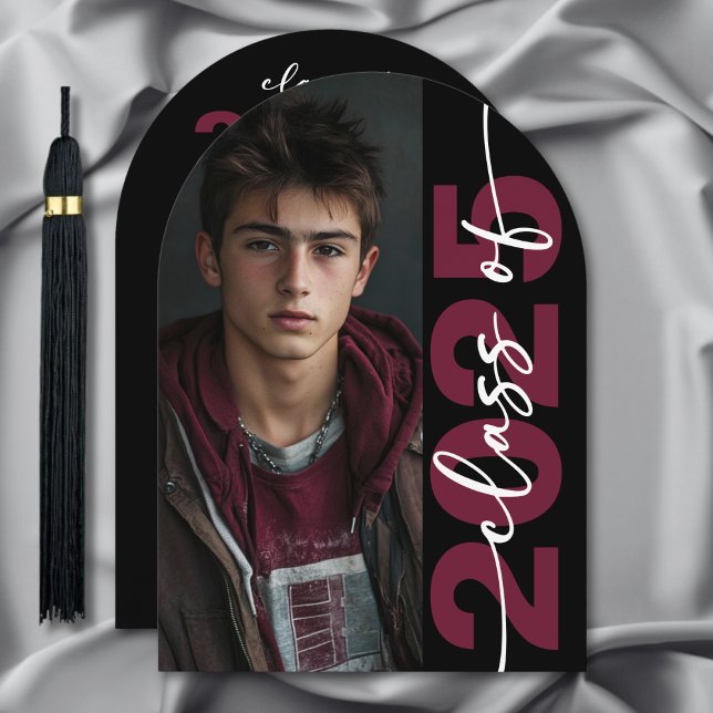 Modern Bold Typography Arch Grad Announcement (Creator Uploaded)