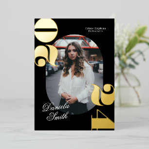 Modern Bold Typography Class of 2024 Graduation