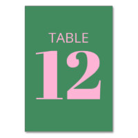 Modern Bold Typography Pink Green Bat Mitzvah