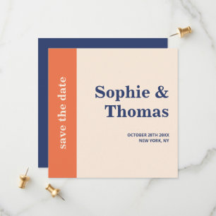 Modern Bold Typography Wedding Save the Date