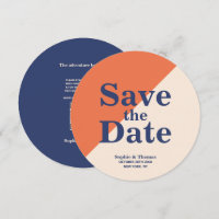 Modern Bold Typography Wedding Save the Date