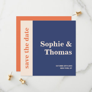 Modern Bold Typography Wedding Save the Date