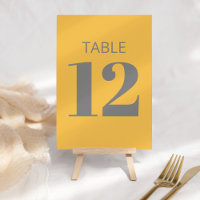 Modern Bold Typography Yellow and Grey Bat Mitzvah