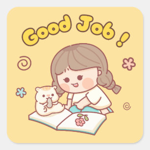 Modern Book Lover Sticker   book club vibes