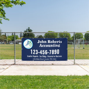 Modern Bookkeeper Financial Logo Sign