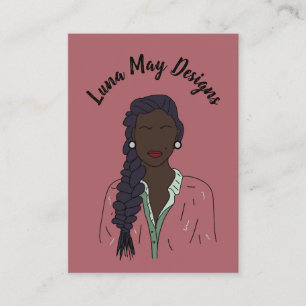 Modern Boss Woman Jewellery Display Business Card
