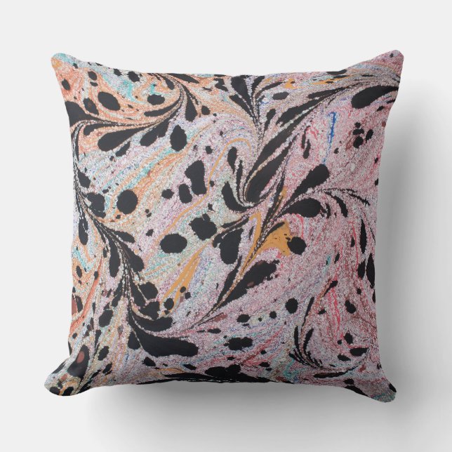 Modern Botanical Abstract Wall Art Cushion (Front)