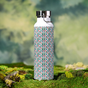 Modern botanical art water bottle