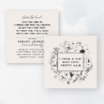 Modern Botanical Blush and Black Referral Card<br><div class="desc">Designed to compliment our modern botanical blush and black square business card,  this referral card can be entirely personalised. It features a quote on the front,  with referral details on the back. Copyright Anastasia Designs,  all rights reserved.</div>