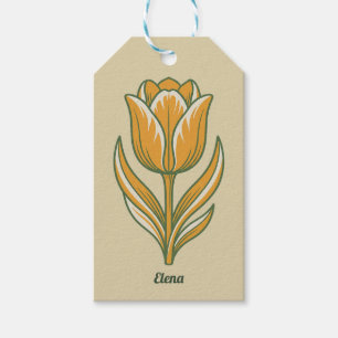 Modern Botanical Easter Blessings Gift Tags