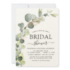 Modern Botanical Eucalyptus Boho Bridal Shower