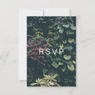 Modern Botanical RSVP: II RSVP Card