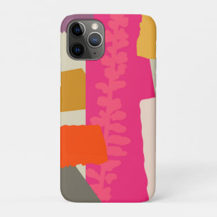 Modern  Botanical Silhouette Artistic Colour Block Case-Mate iPhone Case